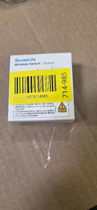 Photo 1 of GoveeLife Wireless Mini Smart Button Sensor, Group Control Multiple Devices, Versatile Control Button, Battery Powered, Supports Most GoveeLife Smart Products 2Pack