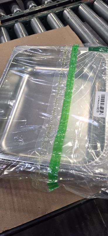 Photo 1 of 4-Pack 1/2 Half Size Steam Table Pans, 2.5 Inch Deep Restaurant Steam Table Pans Commercial, Hotel Pan Made of 201 Gauge Stainless Steel