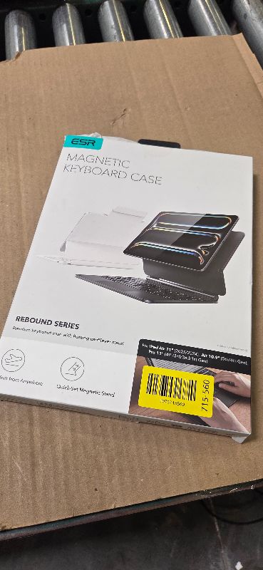 Photo 1 of ESR for iPad Air 11 inch Case with Keyboard M4/M3/M2 (2026/2025/2024), iPad Pro 11 & Air 5/4th Magic Keyboard Case, Easy-Set Floating Cantilever Stand, Precision Multi-Touch Trackpad, Purple