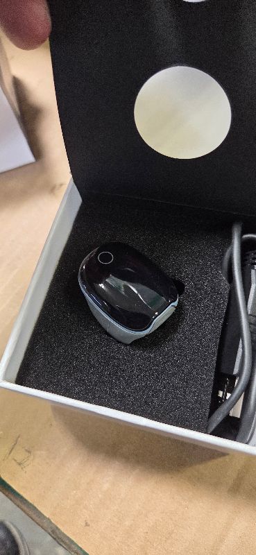 Photo 1 of Wellue O2Ring Oxygen Monitor with Vibration Reminder -Bluetooth O2 Pulse Oximeter Rechargeable, Continuous Recording of SpO2 & PR, Blood Oxygen Saturation Tracker with Free APP & PC Reports