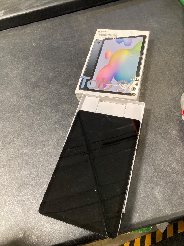 Photo 1 of Samsung Galaxy Tab S6 Lite 10.4" 128GB Android Tablet, LCD Screen, S Pen Included, Slim Metal Design, AKG Dual Speakers, 8MP Rear Camera, Long Lasting Battery, US Version, 2022, Oxford Gray