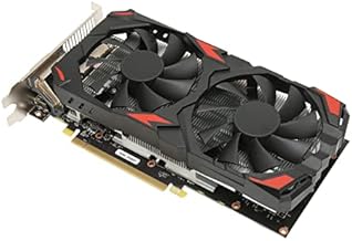 Photo 1 of VBESTLIFE RX 580 Graphics Card, 8GB GDDR5 256Bit Gaming Graphics Card, PCI Express 3.0x16, 3 DisplayPort DVI, Air Cooling PC Video Cards, 4K Displays Support