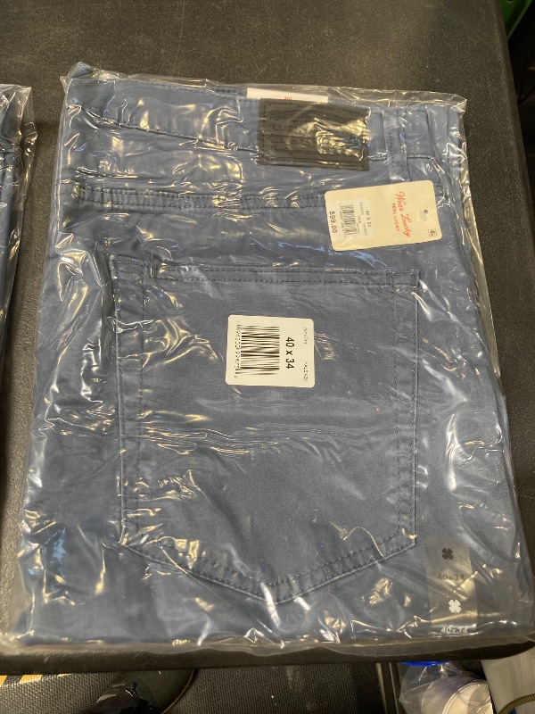 View 2 of Lucky Brand 410 Athletic Sateen Stretch Jean 40x34
