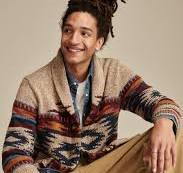 Photo 1 of small lucky brand mens cardigan