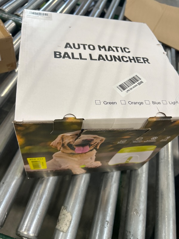 Photo 1 of MEKAPLE Automatic Dog Ball Launcher, Dog Ball Thrower with 15 Mini Tennis Balls Sizing 2 Inch and Mesh Bag, Interactive Dog Toys Tennis Ball Launcher for Small Dogs with 3 Distance Settings