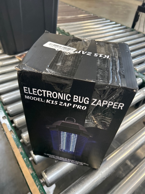 Photo 1 of Klahaite Bug Zapper Outdoor, Electric Mosquito Zapper, Fly Zapper Indoor Fly Traps, Mosquito Repellent Outdoor Patio and Backyard Covers 1/2 Acre, 3 Prong Plug, 4200V, ABS Fireproof Plastic Outer