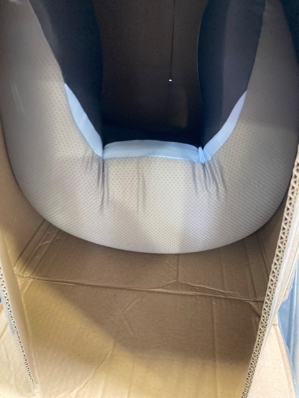 Photo 1 of Reading Pillow for Sitting in Bed,22" H Back Support Pillow for Sitting up,Back Rest & Lumbar Support Pillows with Arms, Bed Rest Chair Cushion,Chaise Lounges Reclining,Gaming,Work,Resting(Grey&Blue)