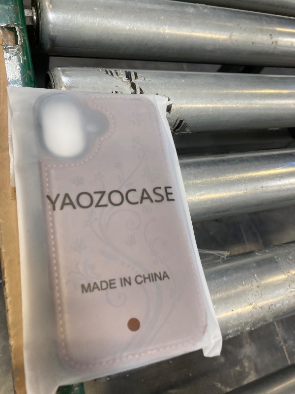 Photo 1 of YAOZOCASE for iPhone Case,Retro Slim PU Leather Flower Butterfly Pattern Wallet,Card Holder Slots Full Body Military Grade Protection Soft Shockproof Phone Case (Brown,iPhone 16)