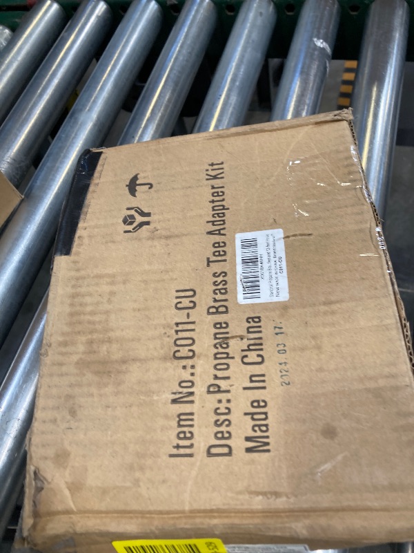 Photo 1 of Stanbroil Propane Brass 4 Port Tee kit with 5ft and 12ft Hoses Allows for Connection Between Auxiliary Propane Cylinder
