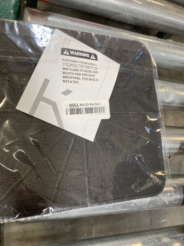Photo 1 of Lazy K Induction Cooktop Mat - Silicone Fiberglass Scratch Protector - for Magnetic Stove - Non slip Pads to Prevent Pots from Sliding during Cooking - Square (9inches) Black