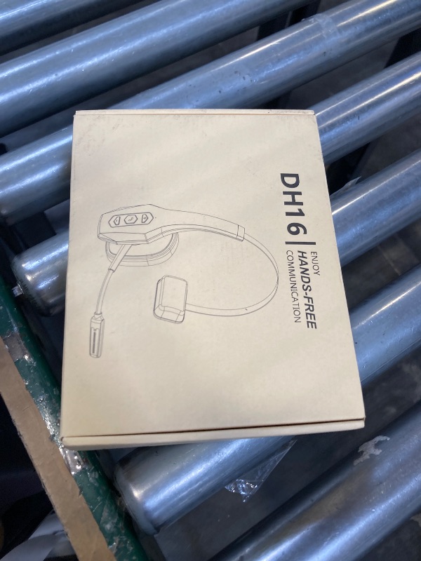 Photo 1 of OTYHVV Trucker Bluetooth Headset with Charging Base, Wireless Hands-Free Headset with Noise Canceling Mic & Mute Button, 56Hrs Working Time PC Headsets for Cell Phones, Computer, Truck Driver