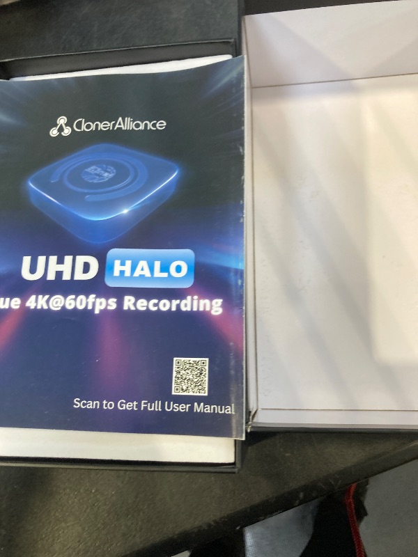 Photo 1 of ClonerAlliance UHD Halo, 4K@60fps Standalone Video Recorder with H.265/H.264 Codec, HDMI & Mobile Dual Capture, 4K@60fps Passthrough, Audio Extract/Mix.