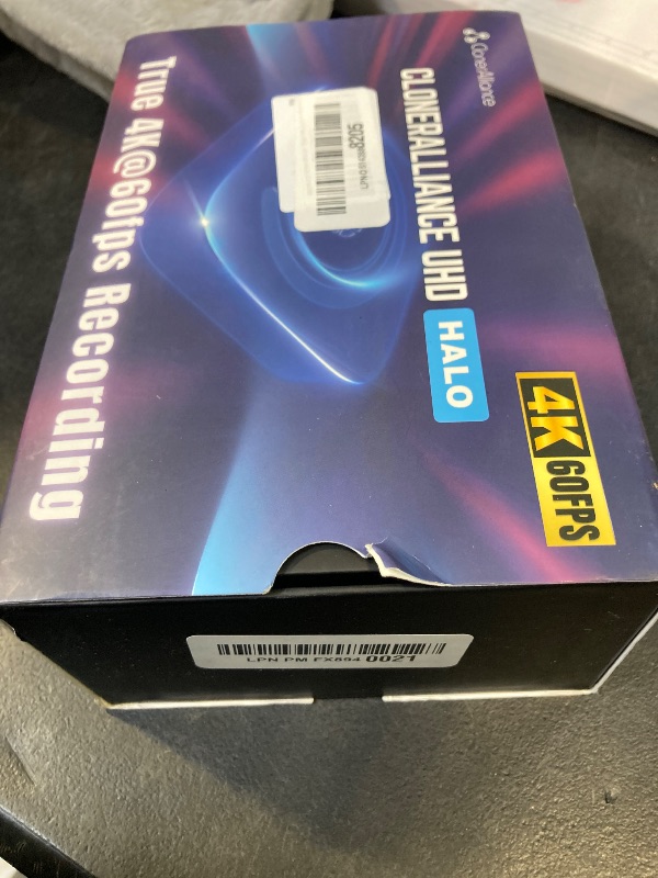 Photo 1 of ClonerAlliance UHD Halo, 4K@60fps Standalone Video Recorder with H.265/H.264 Codec, HDMI & Mobile Dual Capture, 4K@60fps Passthrough, Audio Extract/Mix.