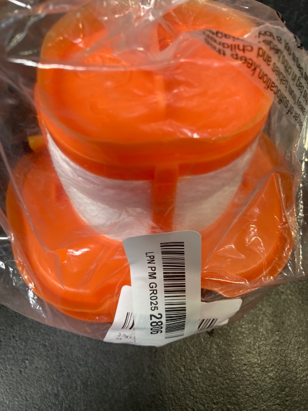 Photo 1 of 2-Pack Replacement Filters (HHVKF10) Compatible with BLACK+DECKER Handheld Vacuum Models HHVK515JP07 HHVK515J00 HHVK515J00FF HHVK515BPF07 HHVK320J10 HHVK320J61 HHVK320JZ01 HHVK415B01 Series