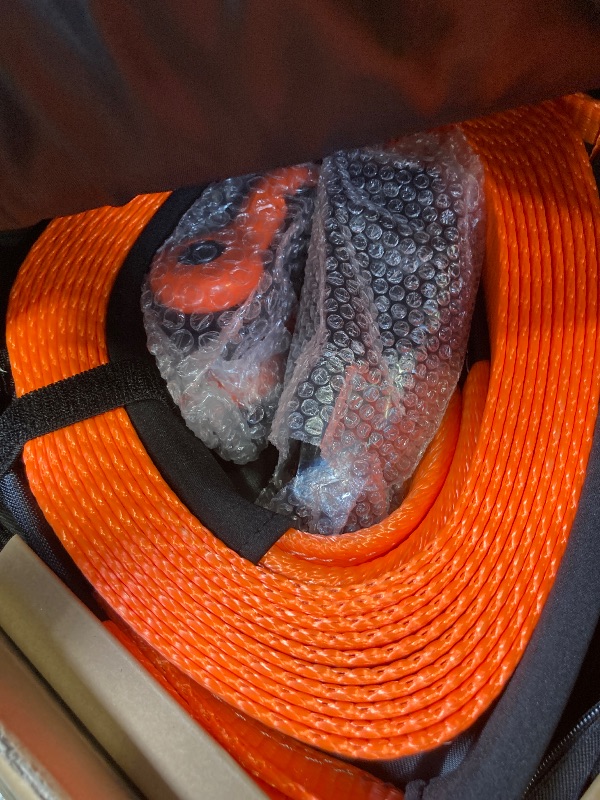 Photo 1 of VEVOR Polyester Heavy Duty Tow Strap Recovery Kit 3" x 30 ft (MBS-36,000 lbs) Winch Strap, Triple Reinforced Loop, Snatch Strap + 2" Shackle Hitch Receiver + 3/4" D-Ring Shackles (2PCS) + Storage Bag