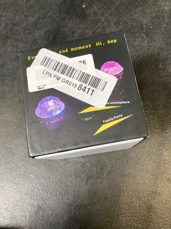 Photo 1 of Disco Ball for Car Disco Lights with Sound Activated Multicolor Lights Mini Disco Ball DJ Disco Lights for Car Room Music Lights (Music Synchronization)