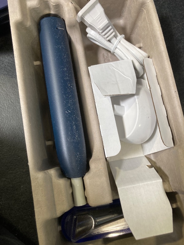 Photo 1 of Oral-B Rechargeable Electric Toothbrush, iO2, 3 Cleaning Modes, Automatic Pressure Sensor to Protect Gums, Dark Blue