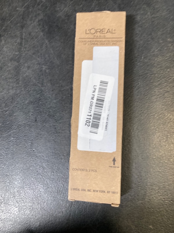 Photo 1 of L'Oreal Paris Makeup Brow Stylist Definer Waterproof Eyebrow Pencil, Ultra-Fine Mechanical Pencil, Draws Tiny Brow Hairs and Fills in Sparse Areas and Gaps, Brunette, 0.003 Ounce (Pack of 2)