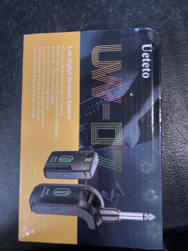 Photo 1 of Ueteto Wireless in Ear Monitor System?2.4GHz Mono IEM System with Transmitter Beltpack Receiver, Plug and Play for Musicians? Studio, Band Rehearsal, Live Performance