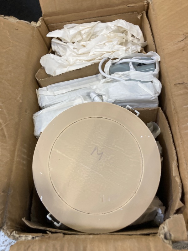 Photo 1 of PHILIPS LED 60W Slim 6-inch Canless Downlight 12-Pack Selectable White Multi-CCT 1000 Lumen (12.5W = 60W) Dimmable No Housing Required