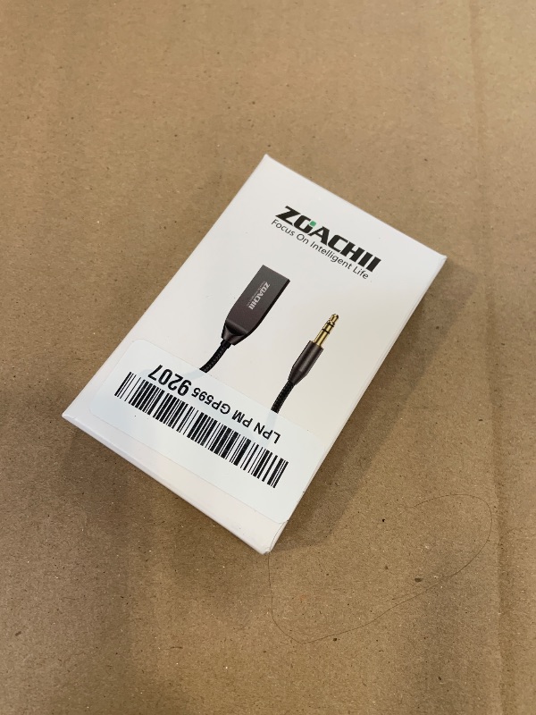 Photo 1 of ZOACHII Bluetooth 5.4 Car Aux Adapter, Handsfree Calls, Wireless Music Streaming for Car Home Stereo Speakers Audio System