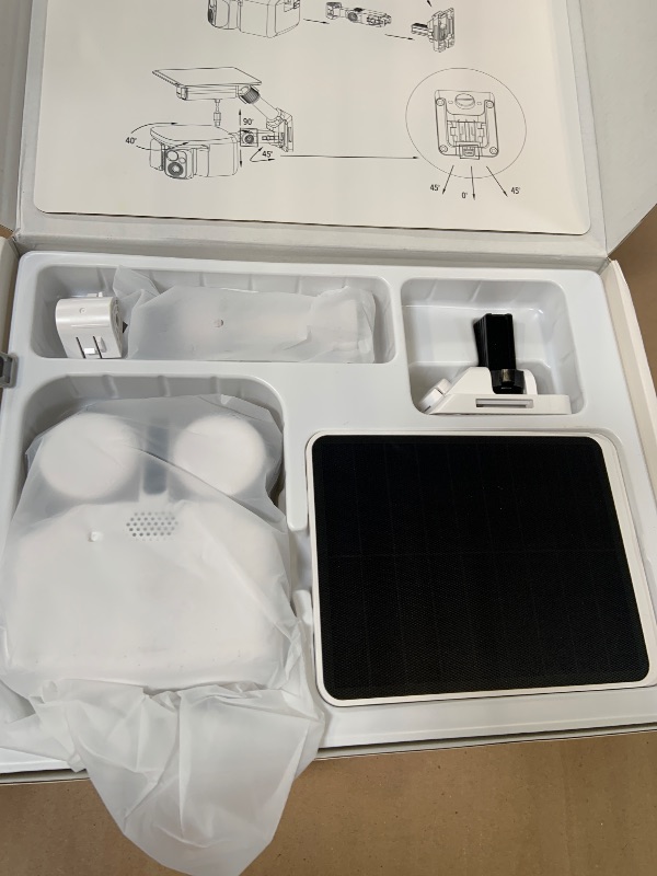 Photo 1 of Baseus X1 Pro Dual-Tracking Solar Security Camera Outdoor Wireless, Dual 3K AI Cameras, 300° Pan, Color Night Vision, 8× Zoom, Local Storage up to 512GB, IP65