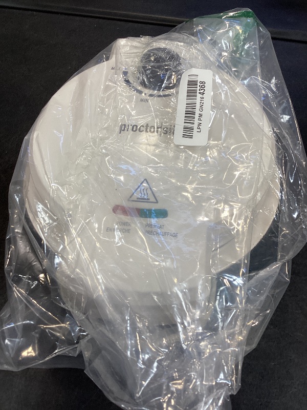 Photo 1 of Proctor Silex Waffle Cone and Ice Cream Bowl Maker with Browning Control, Shaper Roller and Cup Press, 7.5” PFAS-Free Nonstick Plates, White (26410MN)