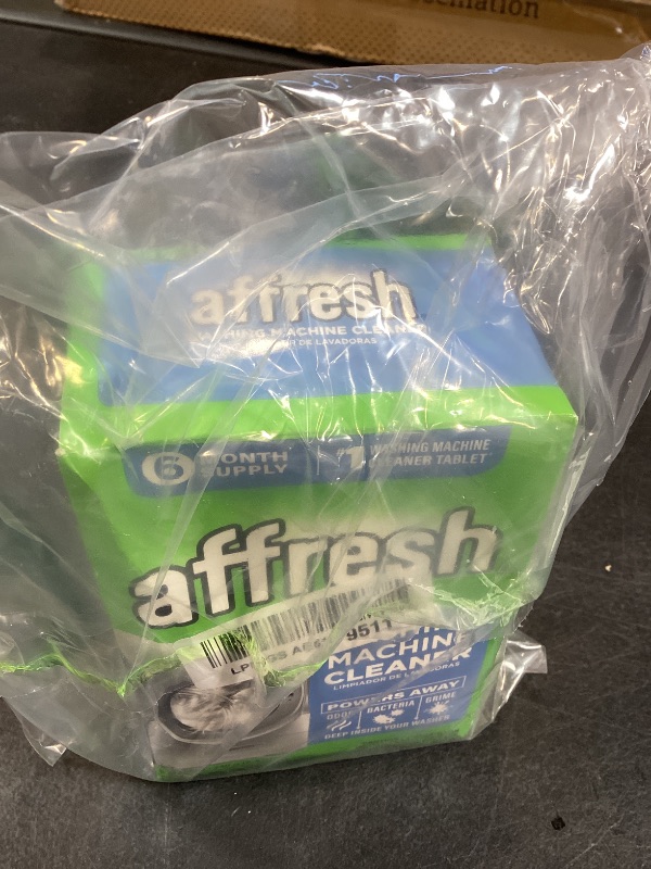 Photo 1 of Affresh Washing Machine Cleaner, Helps Power Away Odor Causing Bacteria & Grime Deep Inside Pump, Valve & Hoses, 6 Time Release Tablets, 6 Month Supply