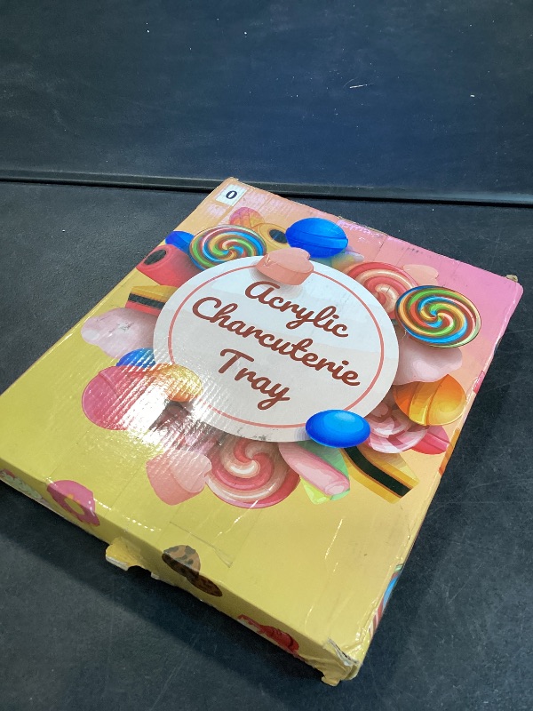 Photo 1 of 13.8" Extra Large Acrylic Number Charcuterie Board Box, Reusable Fillable Number Cake Candy Dish Display Serving Tray for Birthday Anniversary Party Decoration (0)