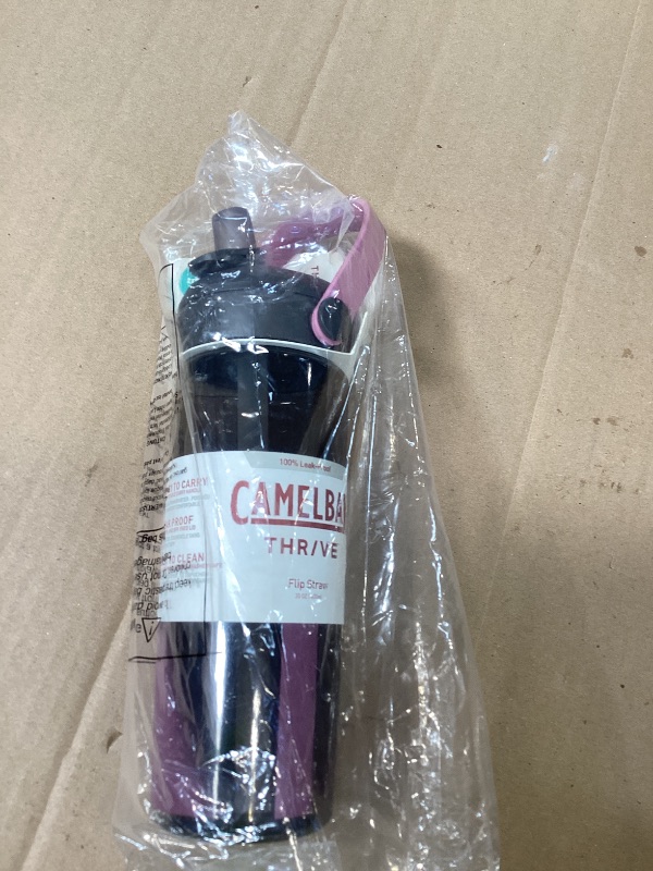 Photo 1 of CamelBak Thrive Flip Straw Water Bottle, Easy Sip Design for Everyday Hydration and Travel, 20oz, Lavendar Dawn