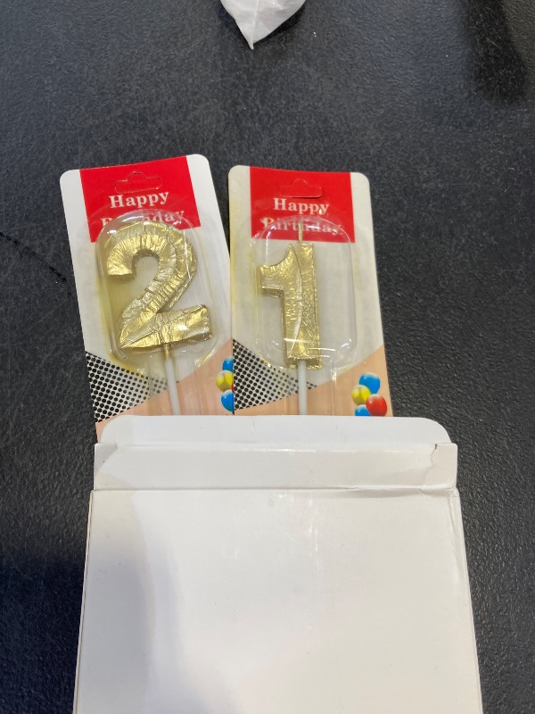 Photo 1 of 21st Birthday Candles,21st Birthday Decorations Cake Topper for Her Him Men Party Favors