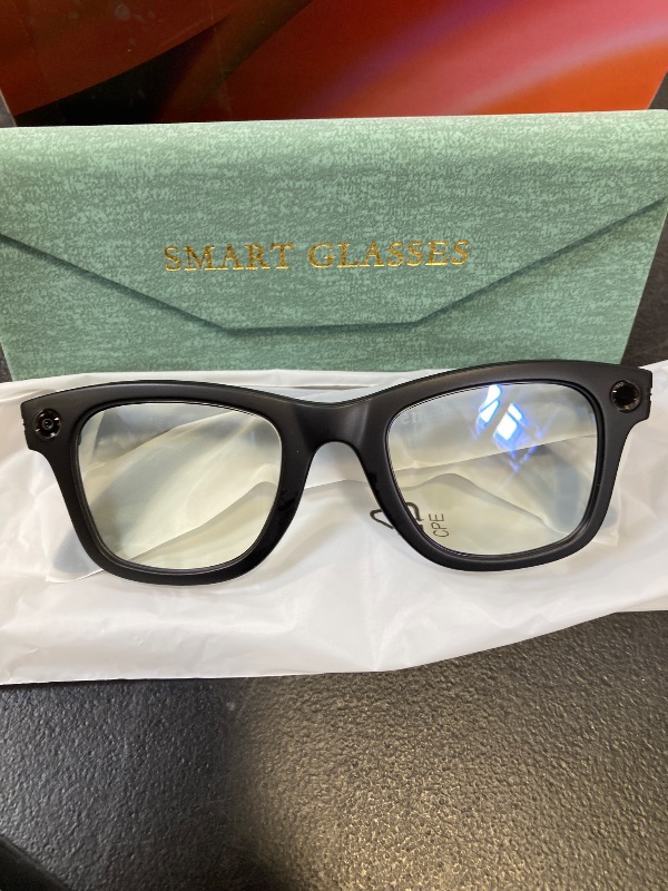 Photo 1 of Upgraded Ai Smart Glasses with Camera, 800w Anti-Shake Camera Glasses, Real-Time Translation, Ai Object Recognition, Voice Assistant, Blue Light Glasses Suitable for Business, Travel and Outdoor Use