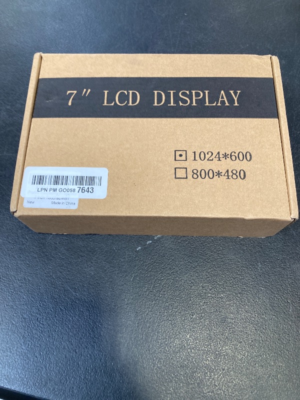 Photo 1 of iPistBit 7 Inch LCD Touch Screen, 1024x600 IPS Display with Stand, HDMI Portable Monitor for Raspberry Pi 5/4B/3B+/3B/B+/Zero/400, BB Black, Windows 10 8 7, Free Driver