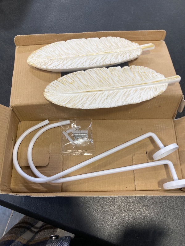 Photo 1 of 2 PACK- FEATHER CURTAIN HOOKS