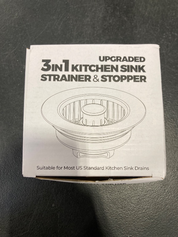 Photo 1 of 3 in 1 kitchen sink strainer and stopper