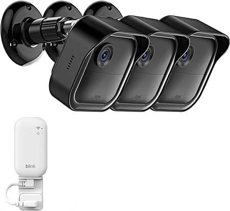Photo 1 of All-New Blink Outdoor Camera Surveillance Mount, 3 Pack Weatherproof Protective Housing and 360 Degree Adjustable Mount for Blink Outdoor 4/Outdoor 2K+/3rd Gen Cam, Black (Camera is Not Included)
