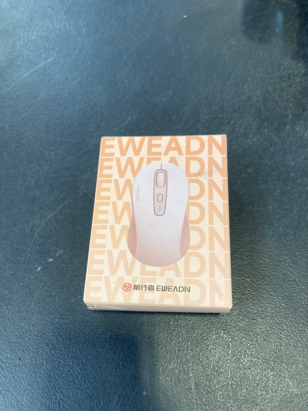 Photo 1 of EWEAND C1 Wireless Mouse for Small&Medium Hands, Dual-Mode 2.4 G/Bluetooth Mouse with 5 Adjustable DPI Levels up to 4000, Rechargeable Silent Computer Mouse for Laptop, MacBook, PC, Chromebook-Pink