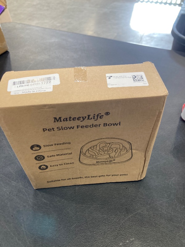 Photo 1 of MateeyLife Slow Feeder Dog Bowls 2PCS, Anti-Choking Puzzle Dog Food Bowls, Anti-Slip Interactive Feeding Slow Down Eating, Bloat Stop Maze Dishes for Medium Breeds