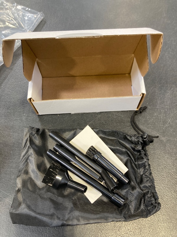 Photo 1 of Shop-Vac Micro Cleaning Nozzle Kit, 1-1/4" Detailed-Cleaning Attachments for Compact Wet Dry Shop Vacuum, Storage Bag Included, 6 Pieces