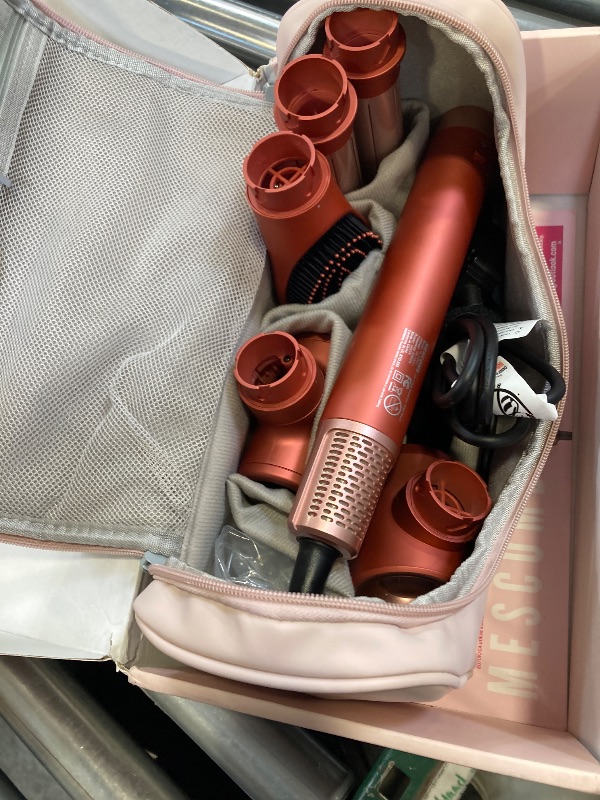 Photo 1 of MESCOMB 5 in 1 High-Speed Hot Air Styler - Professional Frizz-Free Hair Dryer Brush, Fast Drying Hair Dryer, No Heat Damage Air Styler Wrap - Curl, Volumize, Straighten with Travel Bag