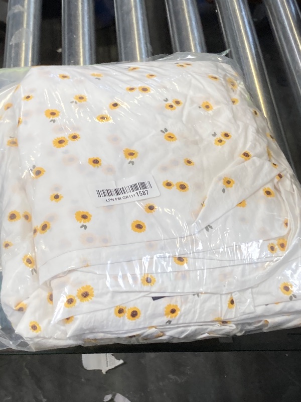 Photo 1 of Eddie Bauer - Sheet Set, Cotton Percale Bedding with Matching Pillowcases, Crisp & Breathable, 200-Thread Count, Classic Comfort Essentials (Sunflower Yellow, Queen)