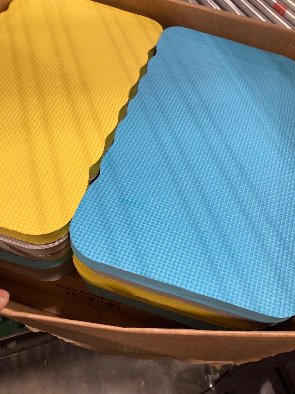 View 3 of Altdorff Garden Kneeling Pad 24pcs, Extra Wider 8.66“, Kneeling Mat Waterproof with Bright Color Tone, Knee Pads for Gardening, Yoga, House Clean, Repair Work