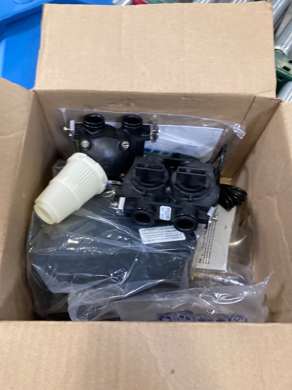 Photo 1 of AFW Premium Fleck Whole House 64k Water Softener System - Upgraded 10% Resin 5600sxt Metered On-Demand - Efficient Water Softening System with 1" Bypass and Brine Tank - 64,000 Grain Capacity