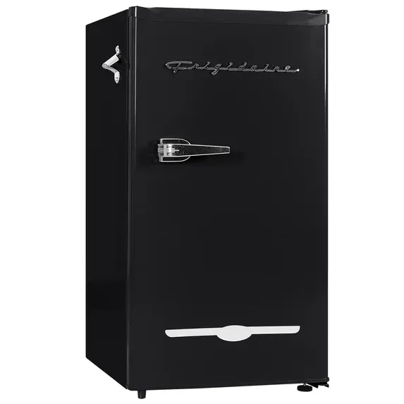 Photo 1 of Frigidaire EFR840 Retro Mini Fridge with Freezer & Side Bottle Opener - Small 2 Door Refrigerator for Office Bar or College Dorm Room - 3.2 Cu Ft, Black