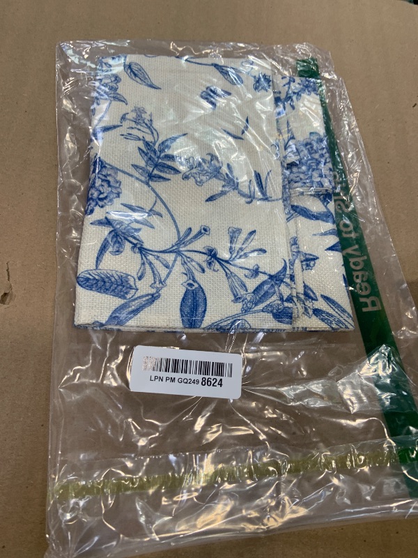 Photo 1 of Artoid Mode Monochrome Sketch Birds and Flowers Spring Table Runner, Seasonal Summer Fall Kitchen Dining Table Decoration for Home Party Decor 13x48 Inch