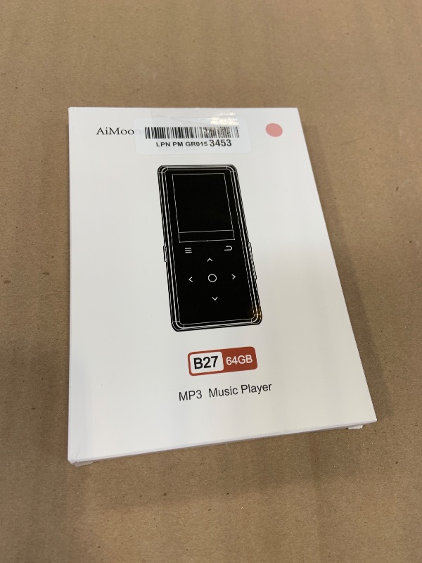 Photo 1 of 64GB MP3 Player with Bluetooth 5.2, AiMoonsa Music Player with Built-in HD Speaker, FM Radio, Voice Recorder, HiFi Sound, E-Book Function, Earphones Included