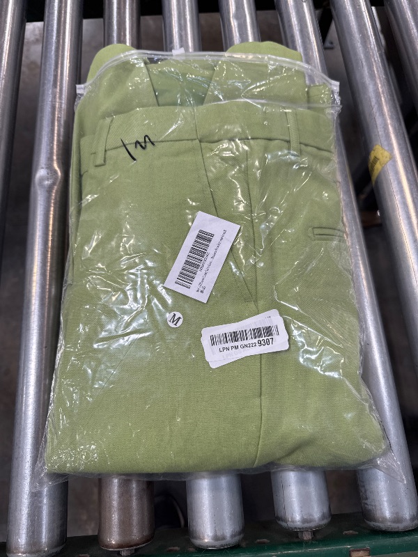 Photo 1 of Men's 2 Pieces Linen Suits Casual Lightweight Blazer Jackets Pants Set for Wedding Business Prom Suit sage Green M