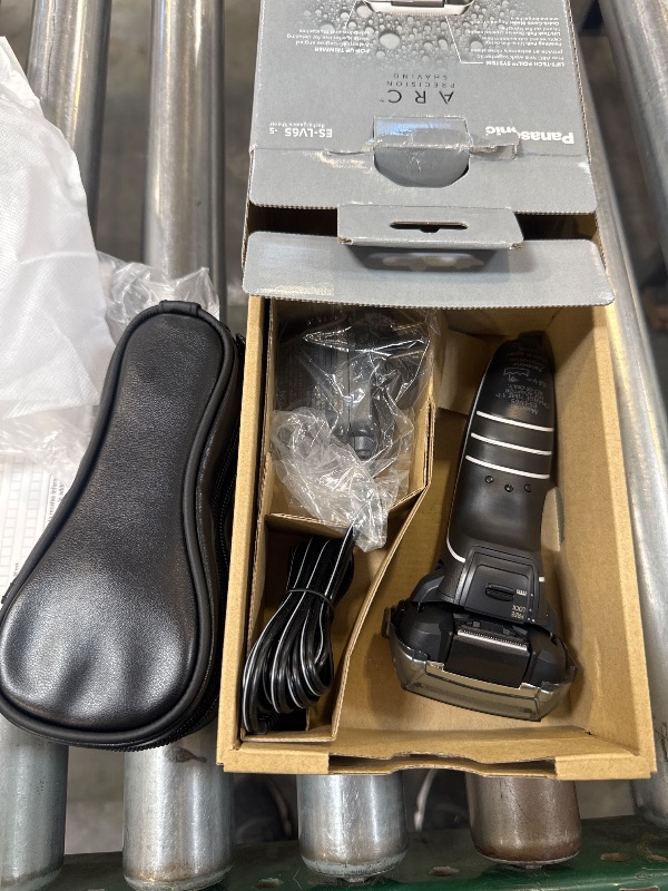 Photo 1 of Panasonic ARC5 Electric Razor for Men with Pop-Up Trimmer, Wet/Dry 5-Blade Electric Shaver with Intelligent Shave Sensor and Multi-Flex Pivoting Head, ES-LV65-S (Silver)