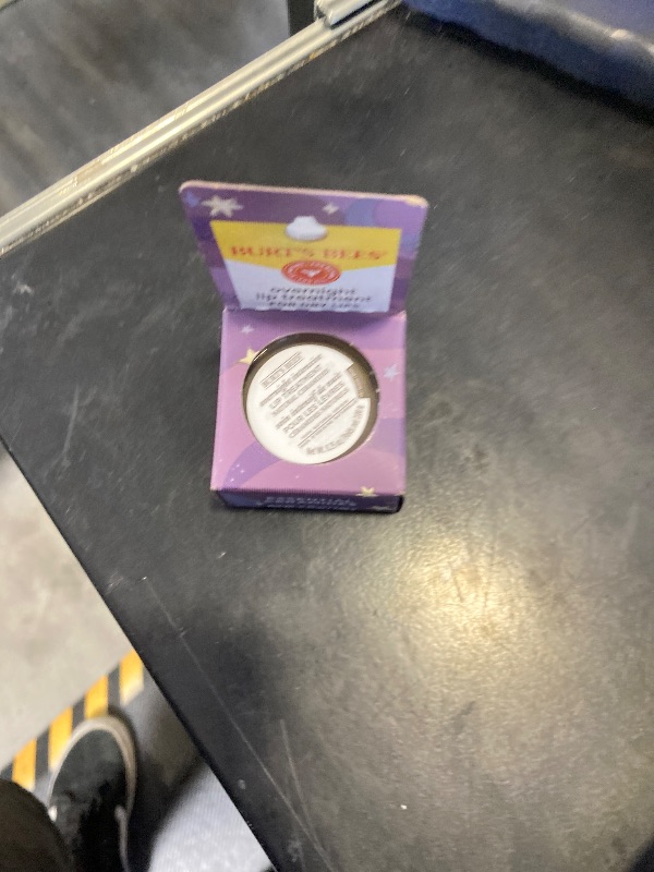 Photo 1 of Burt's Bees Original Overnight Intensive Lip Treatment, Moisturizing, Restorative, Reduces Fine Lines, Vitamin E, Ceramides Oils, Natural Origin Lip Care, 0.25 Oz.