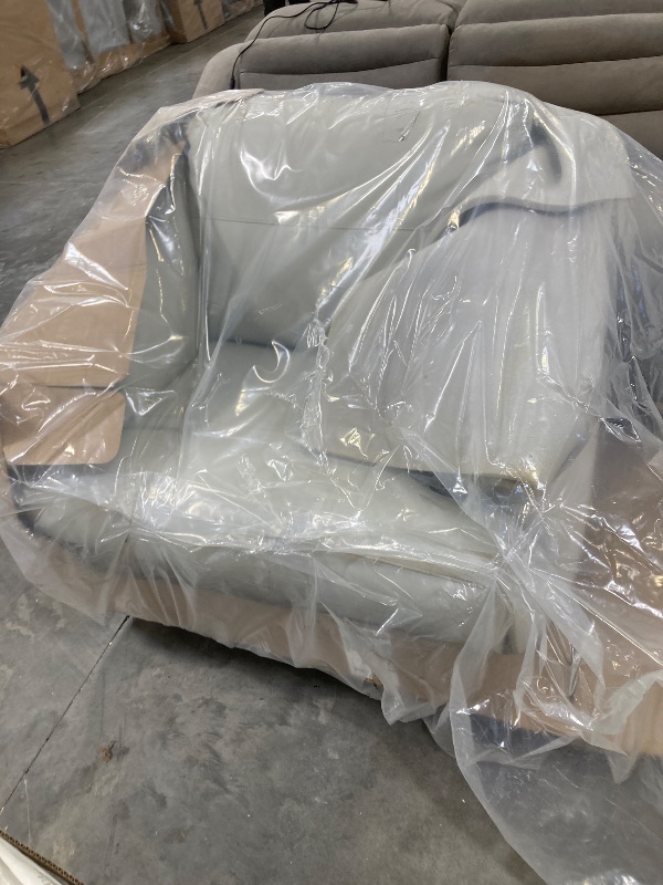 Photo 1 of 4770423 Ashley Furniture Genoa Oversized Chair WITH -----Signature Design by Ashley Genoa Contemporary Chic Leather Ottoman, Cream-----FACTORY SEALED ---PLEASE BRING A TRUCK UPON PICK UP ITEMS ARE XL 

